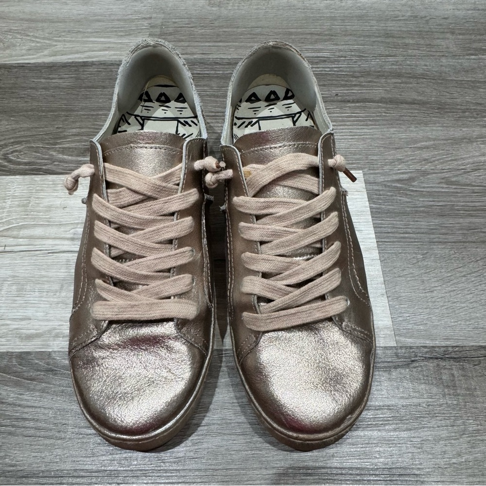 Dolce Vita metallic gold sneakers Women Size 9